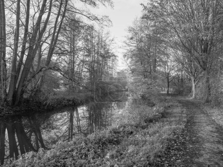 small river near borken in westphalia