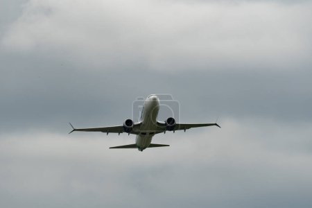Photo for Zurich, Switzerland, May 10, 2023 TF-ICR Iceland Air Boeing 737-8 MAX aircraft takeoff from runway 32 - Royalty Free Image