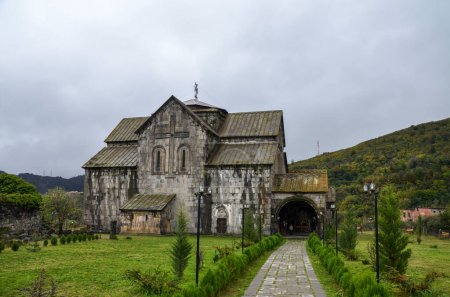 Astvatsatsin (Holy Mother of God) church of the Akhtala Monastery Fortress, one of the unique monuments of Christian history in the Caucasus, Armenia 