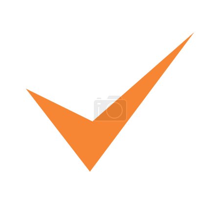 Illustration for Check Mark vector Illustration Icon - Royalty Free Image