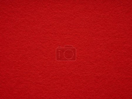 Photo for Red felt texture. Saturated background for Christmas desktop, holiday New Year, xmas seasonal decoration, valentin day, text, lettering, patchwork or, party greeting and wedding card element. - Royalty Free Image