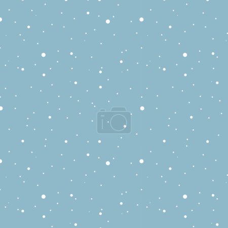 Illustration for Abstract pattern with Christmas winter white snow. Beautiful element for your New Year background. Decorative elenemnt, poster, cards, print. - Royalty Free Image