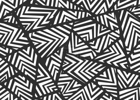 Illustration for Abstract background with dazzle camouflage pattern - Royalty Free Image
