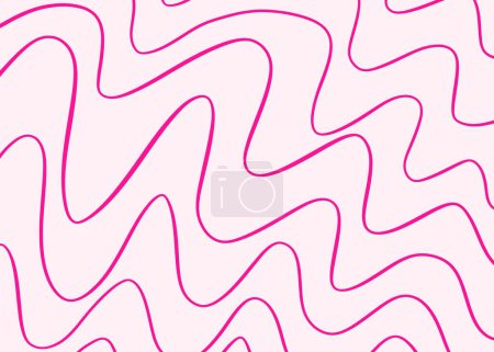 Simple background with cute wavy lines pattern