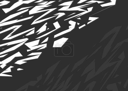 Illustration for Abstract background with broken path pattern and some copy space area. Rough and irregular pattern - Royalty Free Image