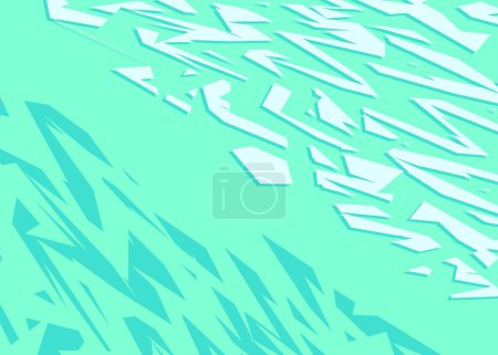 Illustration for Abstract background with broken path pattern and some copy space area. Rough and irregular pattern - Royalty Free Image