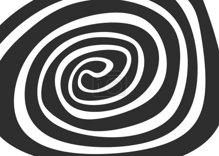 Téléchargez les illustrations : Abstract background with swirl line pattern - en licence libre de droit