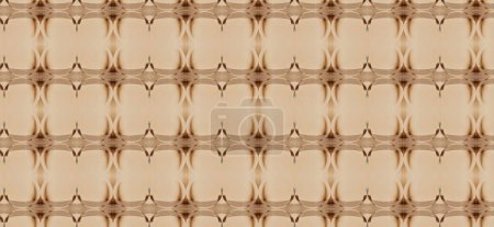 Photo for Brown ethnic pattern. abstract kaleidoscope design design. - Royalty Free Image