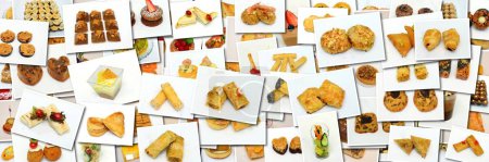 Téléchargez les photos : De la nourriture marocaine. Amuse-gueules marocains salés servis pendant le Ramadan - en image libre de droit