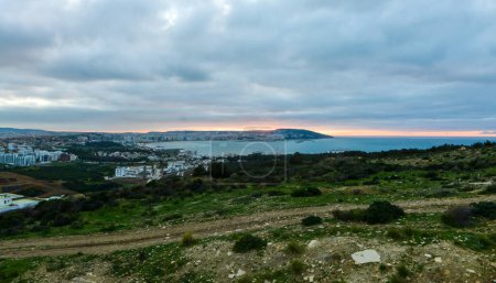 Photo for Tangier harbor in Morocco offers the shortest connection between Africa and Europe - Royalty Free Image