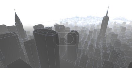 Photo for Modern architecture, city panorama - Royalty Free Image