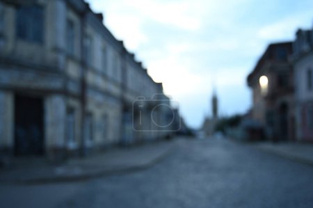 Photo for Urban landscape, blurred city background - Royalty Free Image
