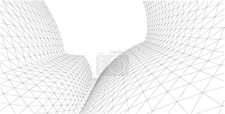 Téléchargez les photos : Architecture modulaire abstraite illustration 3D - en image libre de droit
