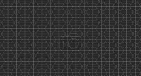 Foto de Patrón geométrico abstracto, fondo blanco y negro - Imagen libre de derechos