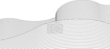 Téléchargez les illustrations : Abstrait architecture vague 3d illustration - en licence libre de droit