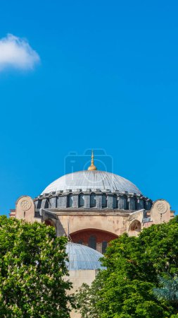 Santa Sofía. Santa Sofía en Estambul Turquía. Fondo islámico