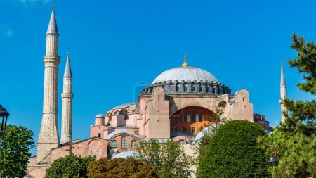 Hagia Sophia. Hagia Sophia in Istanbul Turkey. Islamic background