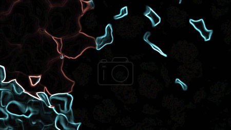 Foto de Luces eléctricas abstractas Visualización digital - Imagen libre de derechos