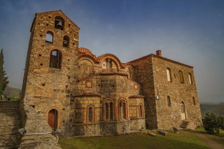 Téléchargez les photos : Vue de la ville byzantine de Mystras, Grèce. La ville de Mystras est un musée archéologique inauguré en 1951 situé à Lakonia, en Grèce. - en image libre de droit