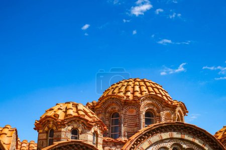 Téléchargez les photos : Vue de la ville byzantine de Mystras, Grèce. La ville de Mystras est un musée archéologique inauguré en 1951 à Lakonia, en Grèce. - en image libre de droit