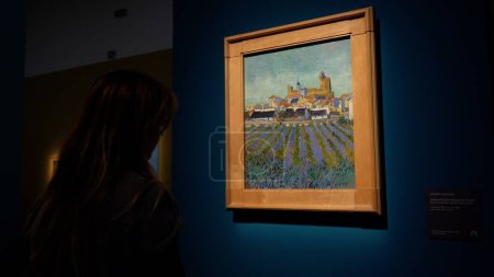 Foto de Europa, Italia, Milán 24-11-2023 - Exposición de arte Van Gogh en el museo de Mudec - Imagen libre de derechos