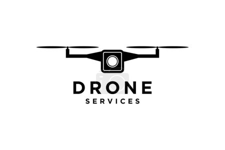 Foto de Drone service logo Diseño Vector Illustration. - Imagen libre de derechos