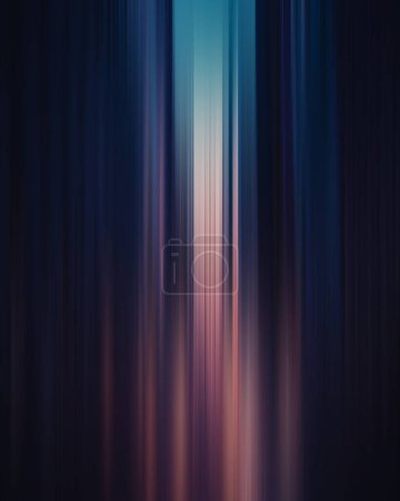 Photo for Abstract vertical colorful blurred background, motion concept texture with light lines in the center - Royalty Free Image