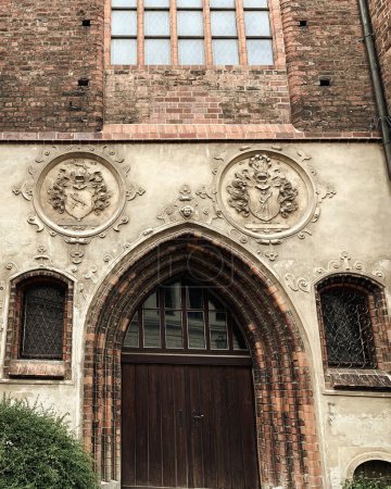 Berlin, Germany - 19 august 2020 : facade of old St Nicholas' Church