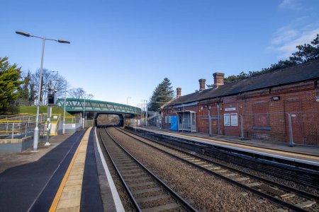 Téléchargez les photos : Derby Road gare à Ipswich, Suffolk, Royaume-Uni - en image libre de droit