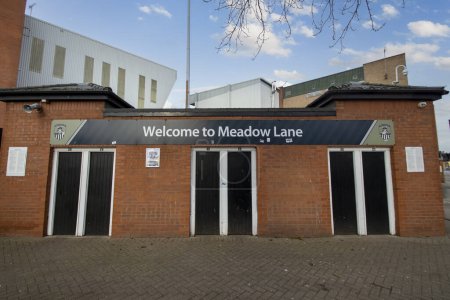 Photo for Meadow Lane is the home to Notts County Football Club in Nottingham, UK - Royalty Free Image