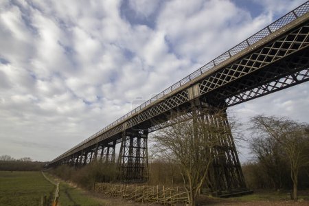 Téléchargez les photos : Le viaduc Bennerley près d'Awsworth, Nottinghamshire, Royaume-Uni - en image libre de droit