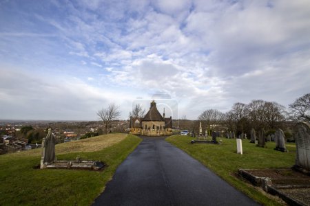 Téléchargez les photos : La chapelle sur la colline à Kimberley, Nottinghamshire, Royaume-Uni - en image libre de droit