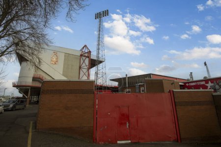 Photo for The City Ground is home to Nottingham Forest Football Club in Nottingham, UK - Royalty Free Image