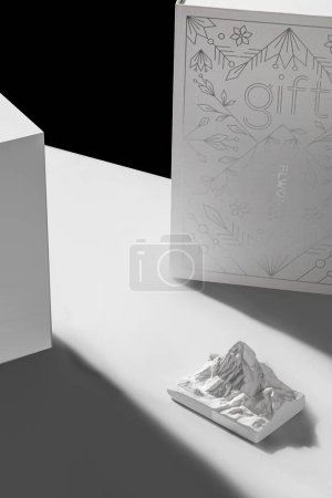Photo for Podium background pedestal brand product exhibition - Royalty Free Image