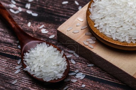 Foto de Arroz asiático, arroz de Vietnam es el mejor arroz de Asia, hi res photo - Imagen libre de derechos
