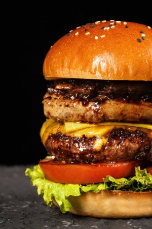 Good article titles about hamburgers, hi res photo