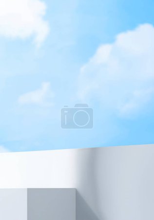 Photo for Podium background for products showcase, hi res images - Royalty Free Image