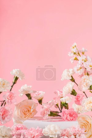 Photo for Product backdrop designs, Product showcase backdrop, Product photography setup backgrounds, High-quality product display backdrops - Royalty Free Image