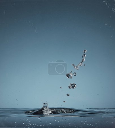 Photo for Water surface, under the ocean, and under the lake wallpaper for product presentation displays - Royalty Free Image