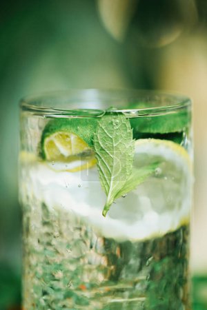 Photo for Beautiful images of lemon juice and kumquat juice, Beautiful photos of summer drinks - Royalty Free Image