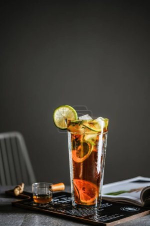 Photo for Beautiful images of drinks at restaurants, mixing drinks, Beautiful photos of summer drinks - Royalty Free Image