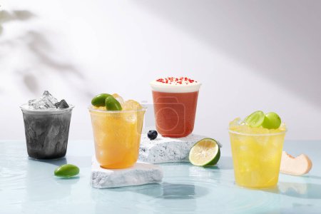 Foto de Hermosas imágenes de bebidas de frutas, fotos de alta calidad bebidas de verano - Imagen libre de derechos