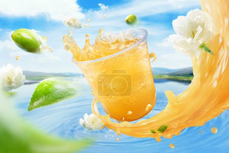 Photo for Beautiful images of fruit drinks, high quality photos summer drinks - Royalty Free Image