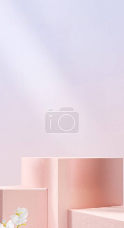 Photo for High-quality product showcase backgrounds, Clean product presentation backdrops, Seamless product backdrop, Product backdrop ideas - Royalty Free Image