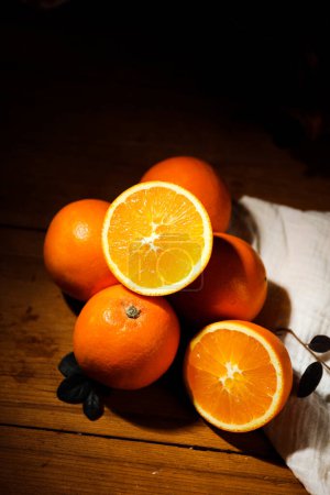 Photo for Beautiful images of oranges, vintage style photography, high quality images - Royalty Free Image