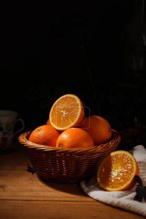 Photo for Beautiful images of oranges, vintage style photography, high quality images - Royalty Free Image