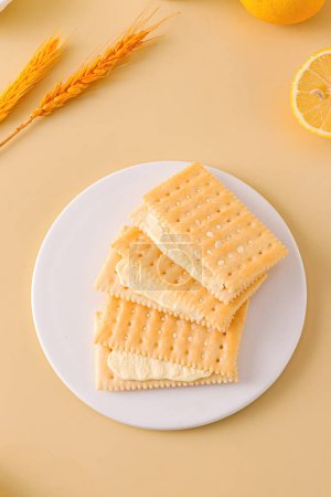 Photo for Pictures of delicious cookies and crispy cookies - Royalty Free Image