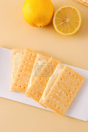 Photo for Pictures of delicious cookies and crispy cookies - Royalty Free Image