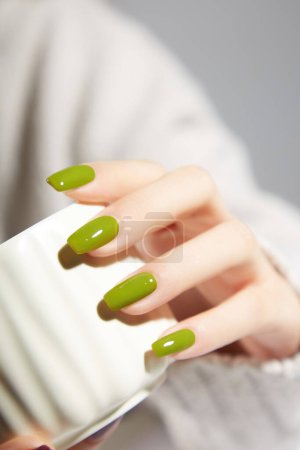 Foto de Nuevas imágenes de belleza de uñas, rutina de cuidado de uñas para uñas sanas y felices, imágenes de alta calidad - Imagen libre de derechos