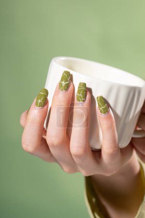 Photo for New images of nail beauty, nail care routine for healthy and happy nails, high quality images - Royalty Free Image